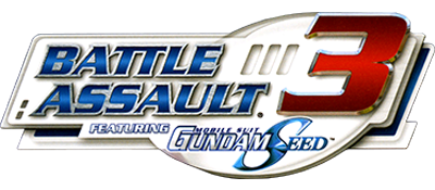 Battle Assault 3 Featuring Mobile Suit Gundam SEED title screen for Playstation 2